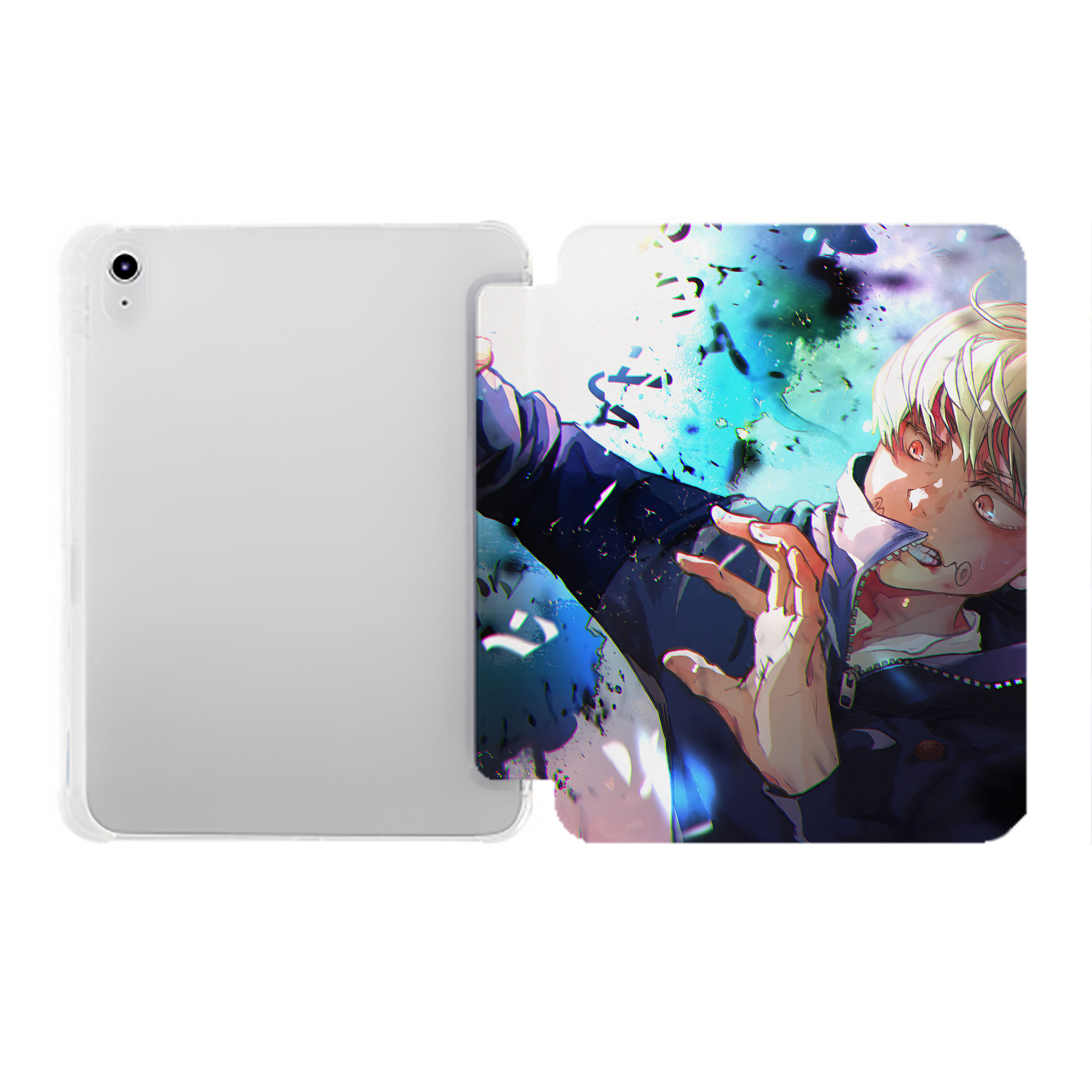 （画像用） SPY×FAMILY间谍家家酒 IPad ケース ペン収納付き 三つ折りスタンド PUレザー×シリコン 対応機種9.5/10.5/10.9インチ